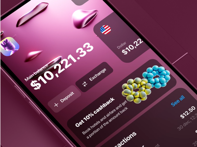 finance app design